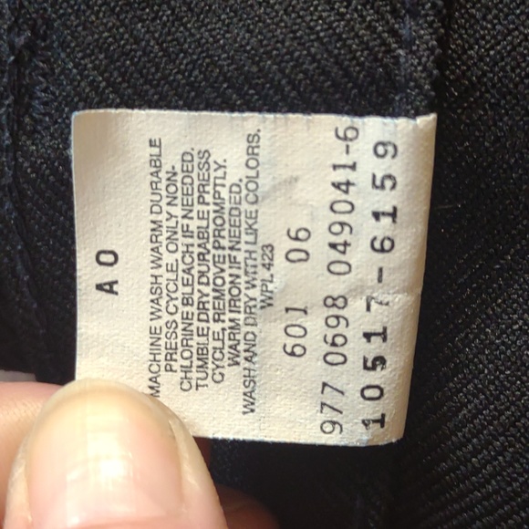 Men's Levi's Black Label Action Slacks Size 46X30 - Picture 4 of 8